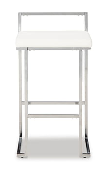 Ashley Furniture - Madanere Bar Height Bar Stool in White